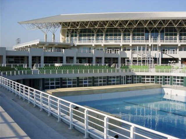 Олимпийский бассейн. 2004 г,  Афины (Греция)